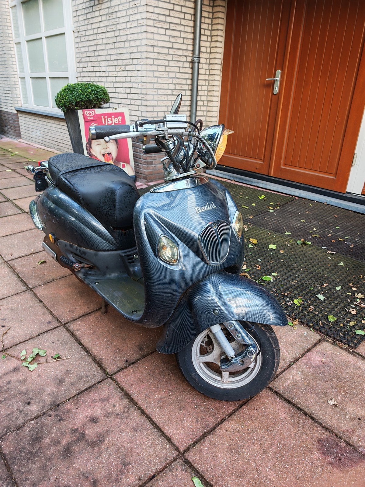 Berini Retro Scooter - Motorisch Top, Optisch Minder, Ophalen, Gebruikt, Benzine