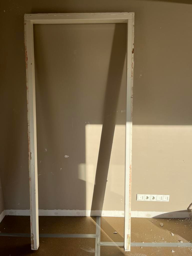 Hardhouten deurkozijn, Gebruikt, Deurkozijn, 150 tot 225 cm, Hout