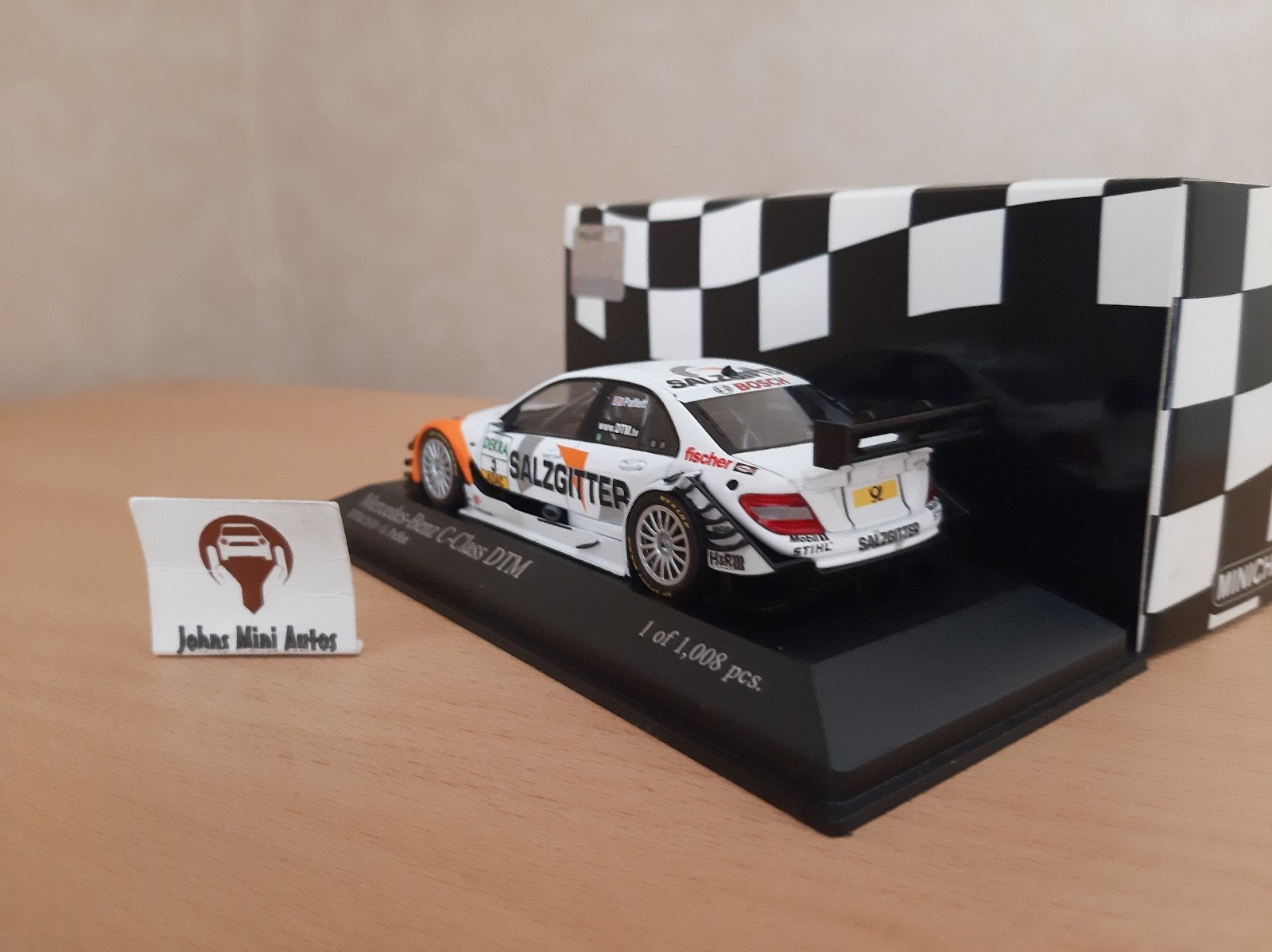 Mercedes C klasse DTM 2010 G. Paffett van Minichamps 1:43, Minichamps, Auto, Nieuw, Ophalen of Verzenden