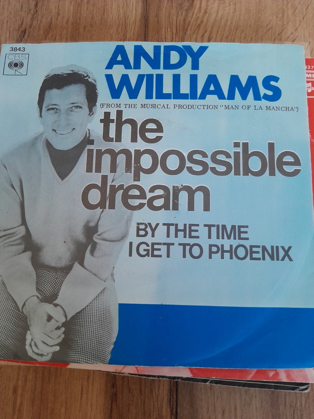 Andy williams 7inch the impossible dream, Cd's en Dvd's, Ophalen of Verzenden, Zo goed als nieuw, Pop