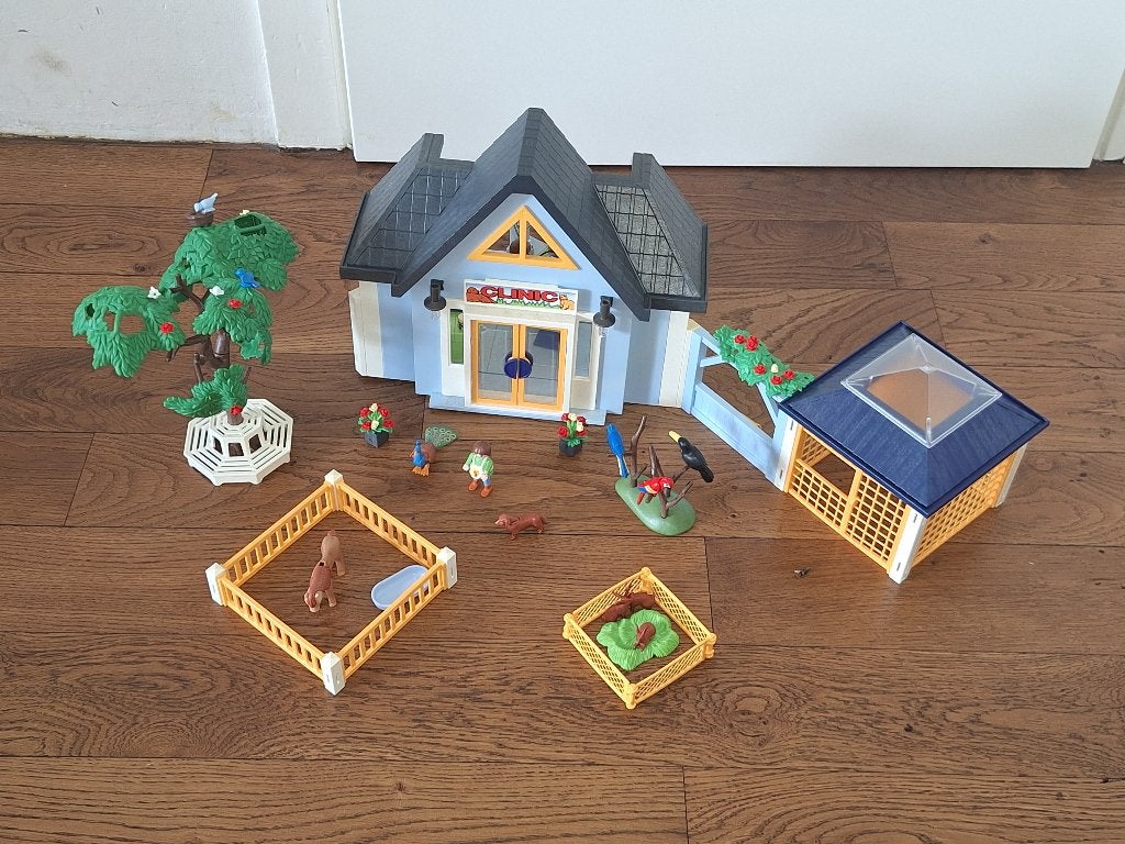 Playmobil 4343 Dierenkliniek, Kinderen en Baby's, Speelgoed | Playmobil, Gebruikt, Gebouw, Complete set, Ophalen of Verzenden