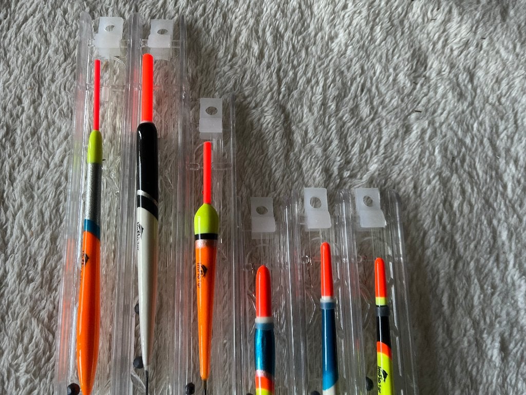adv 313 / NIEUW mixset 6 dobbertuigjes IMFLO, Ophalen of Verzenden, Nieuw, Dobber of Lood