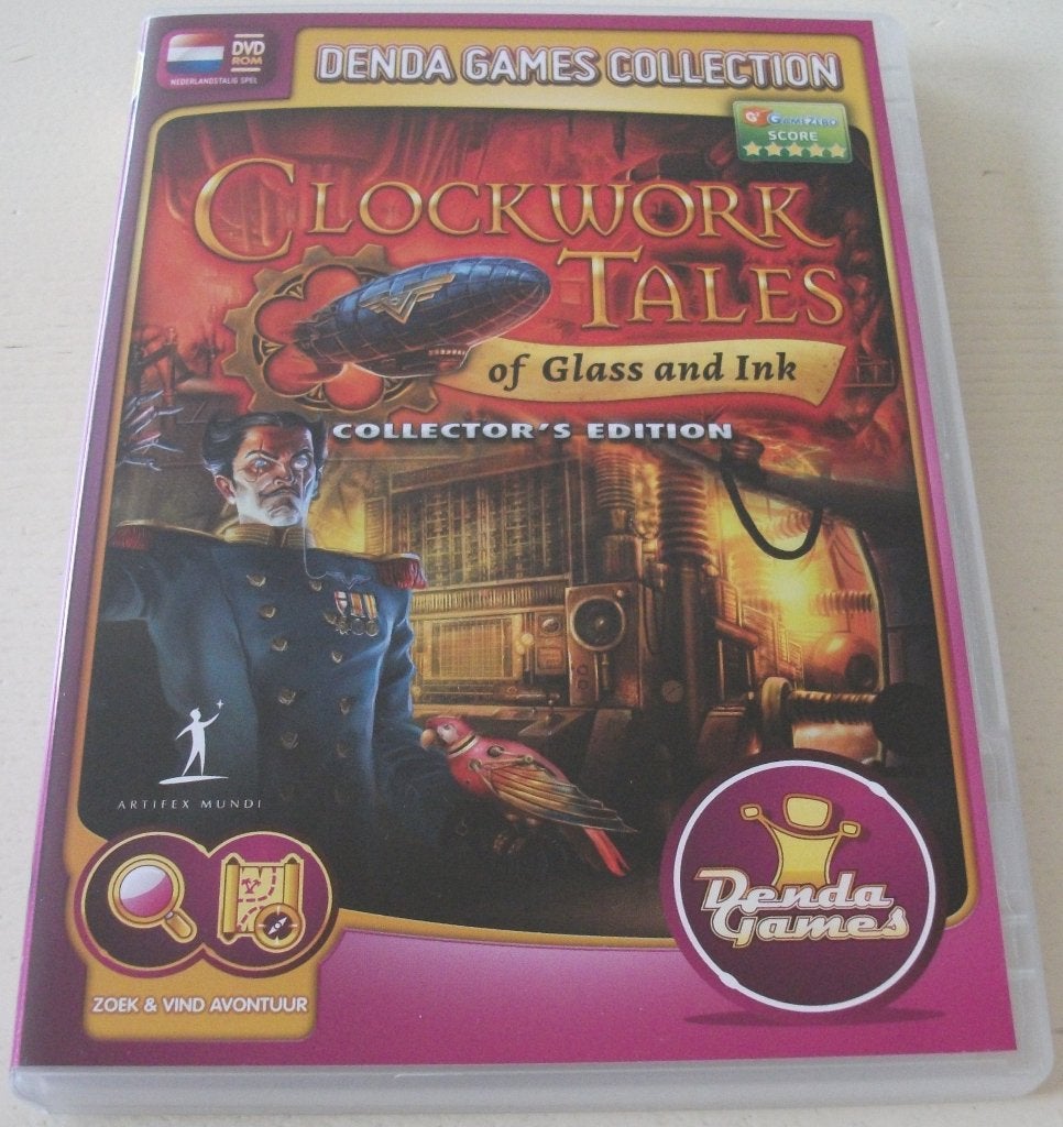 PC Game *** CLOCKWORK TALES *** Of Glass and Ink, Puzzel en Educatief, 1 speler, Ophalen of Verzenden, Zo goed als nieuw