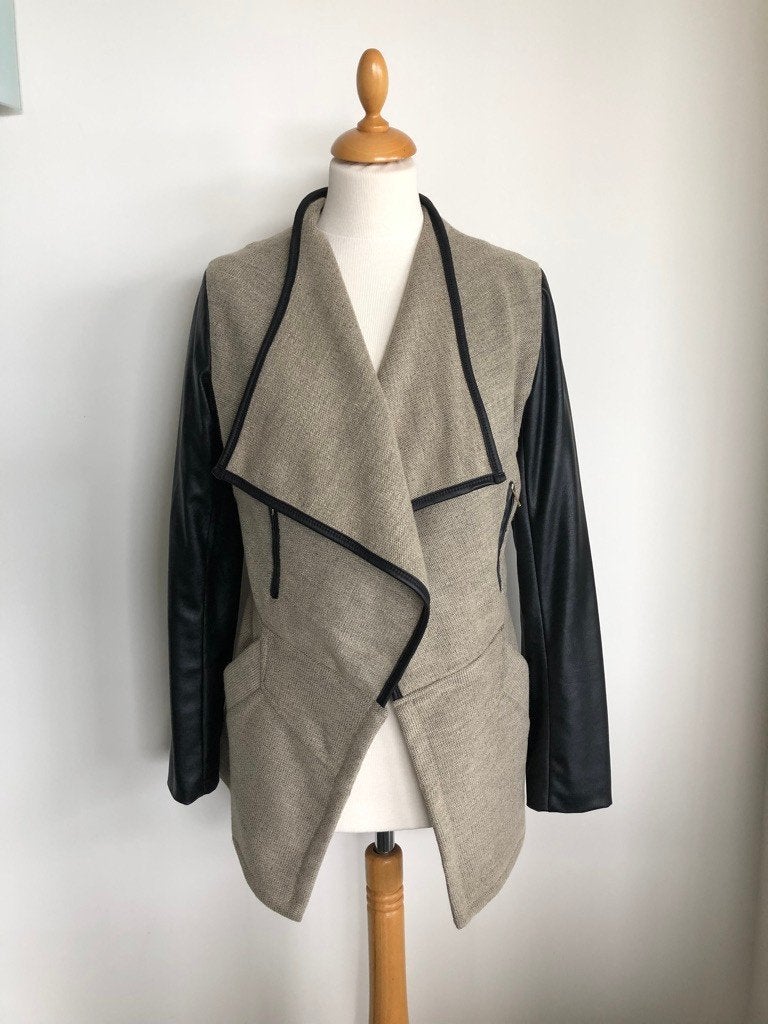 VOYELLES jas/vest, maat S, Verzenden, Zwart, VOYELLES, Maat 36 (S)