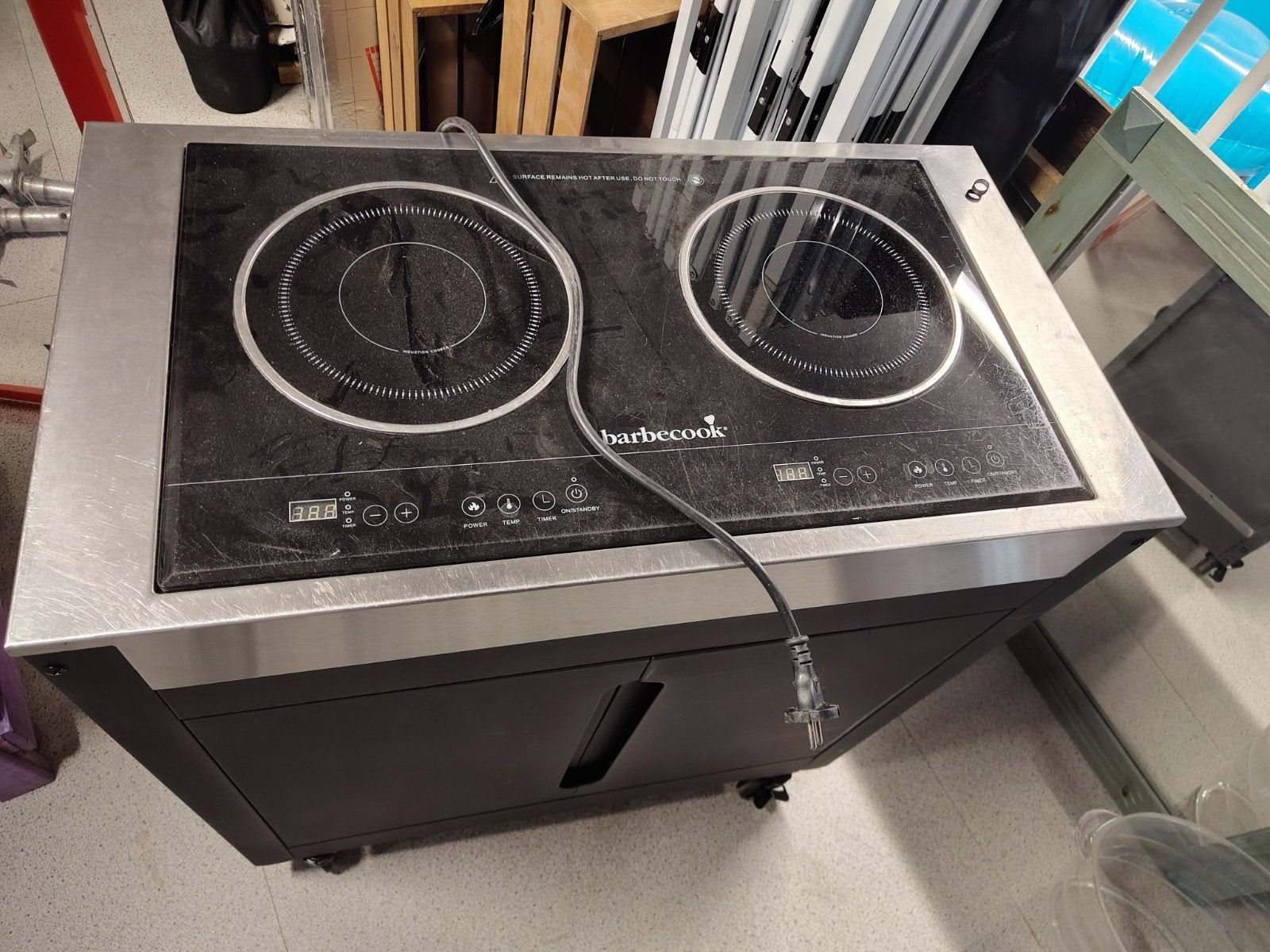 kookunit Barbecook, Ophalen, Gebruikt, 3 kookzones of minder, Vrijstaand