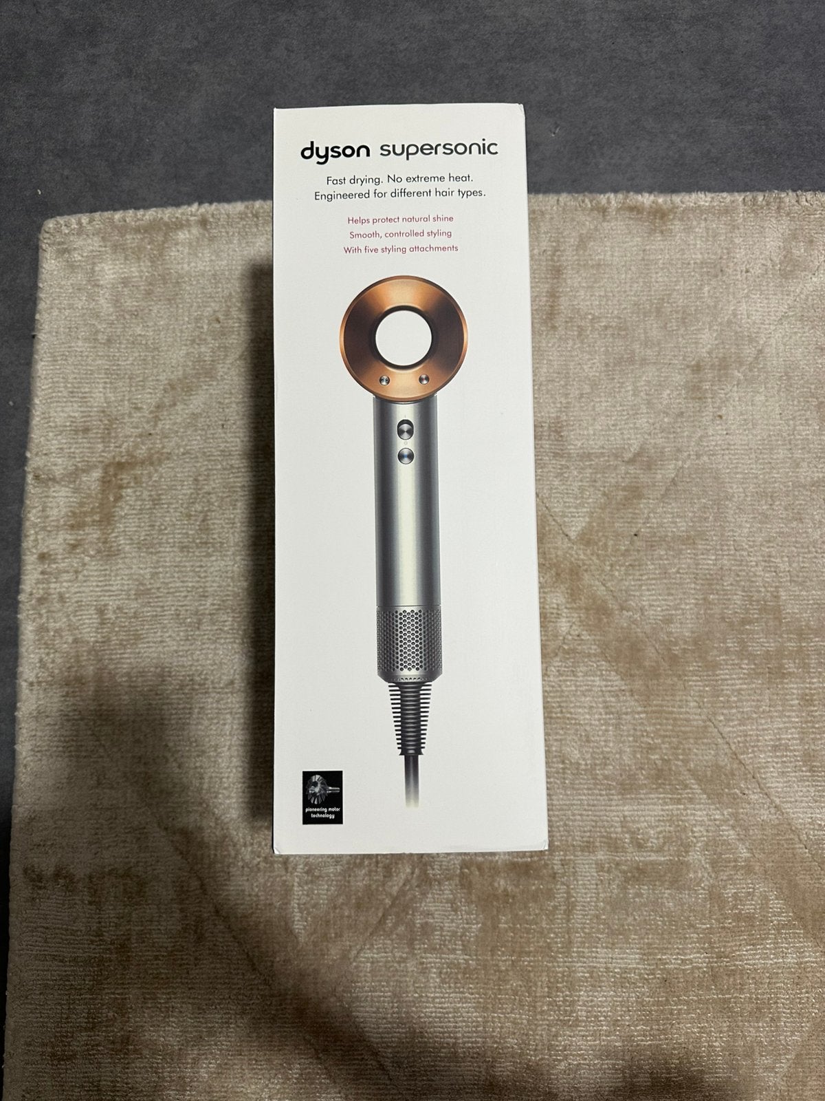 Dyson Föhn Supersonic HD08 (Koper/Nikkel), Ophalen of Verzenden, Zo goed als nieuw, Overige typen