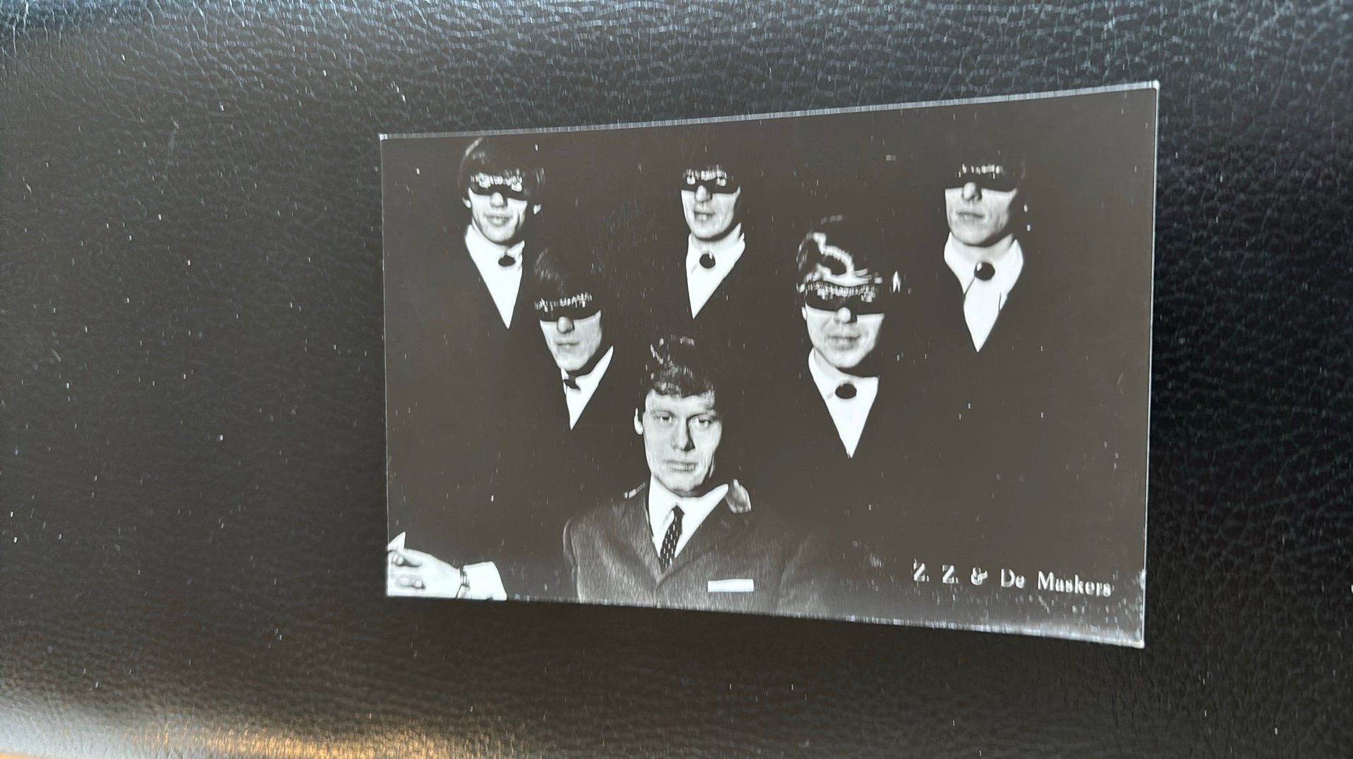 ZZ en de Maskers jaren 60 kaart van Artone grammofoonplaten, Verzenden, 1960 tot 1980, Ongelopen, Sterren en Beroemdheden