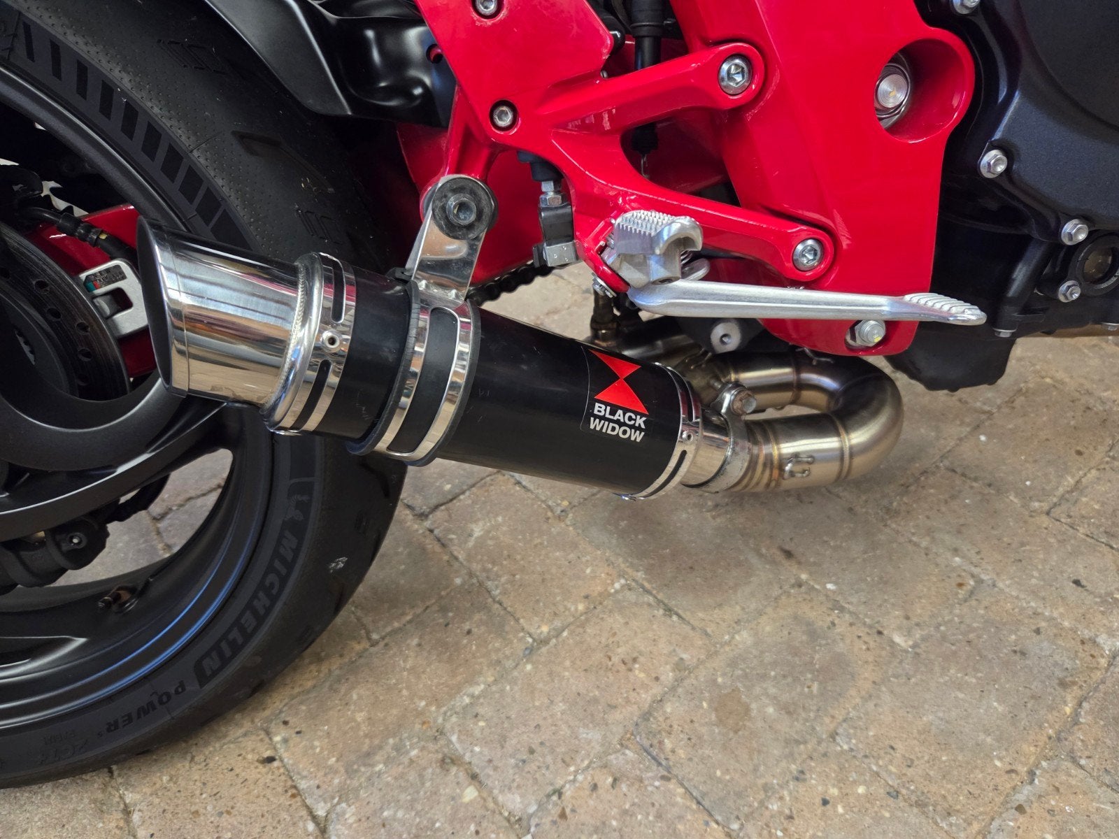 Honda CB1000 r SC 60 Black Widow uitlaat sport 2008 - 2016, Ophalen of Verzenden