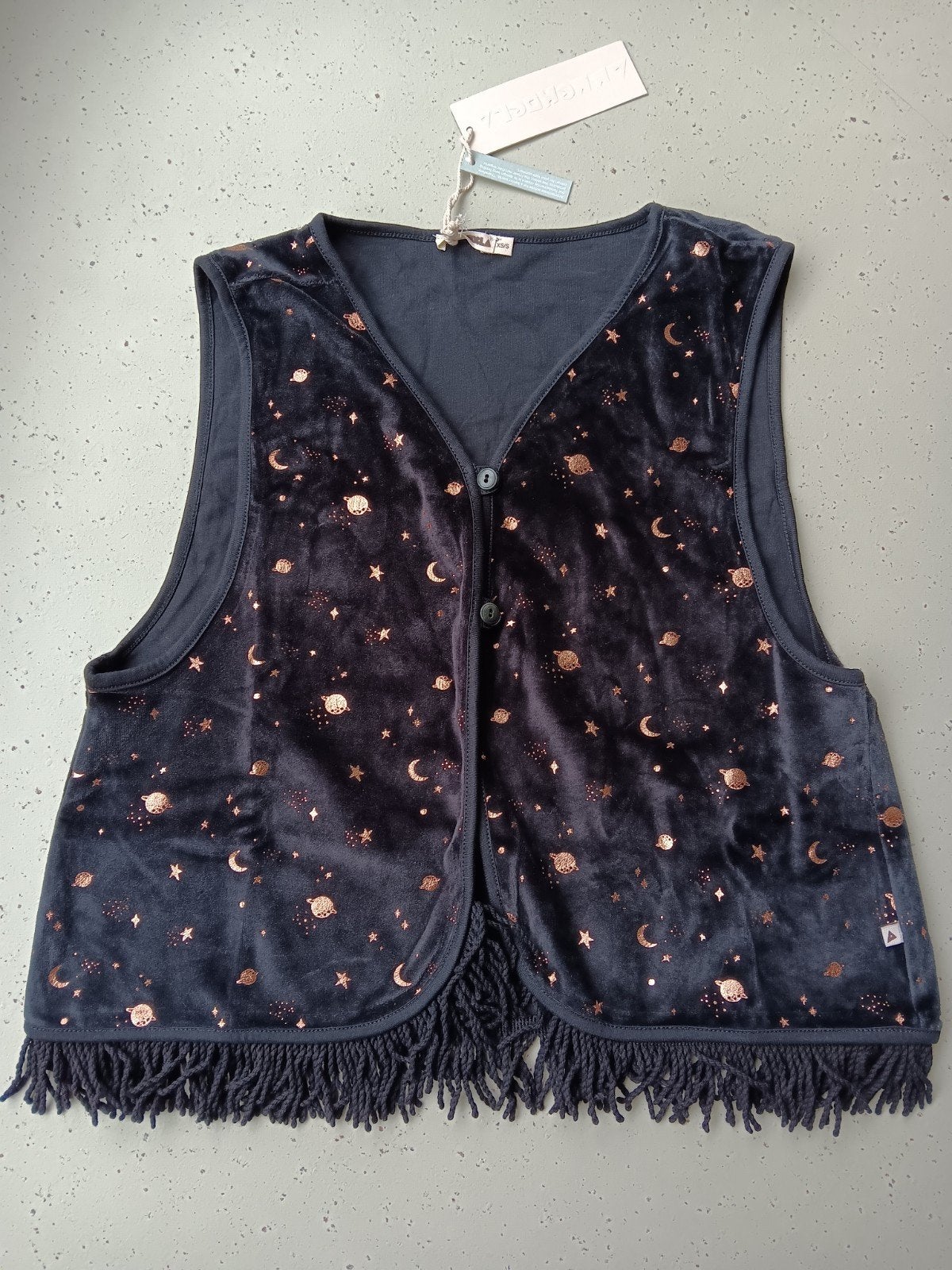 NEW Ammehoela XS/S velvet gilet, Zwart, Nieuw, Ophalen of Verzenden, Ammehoela