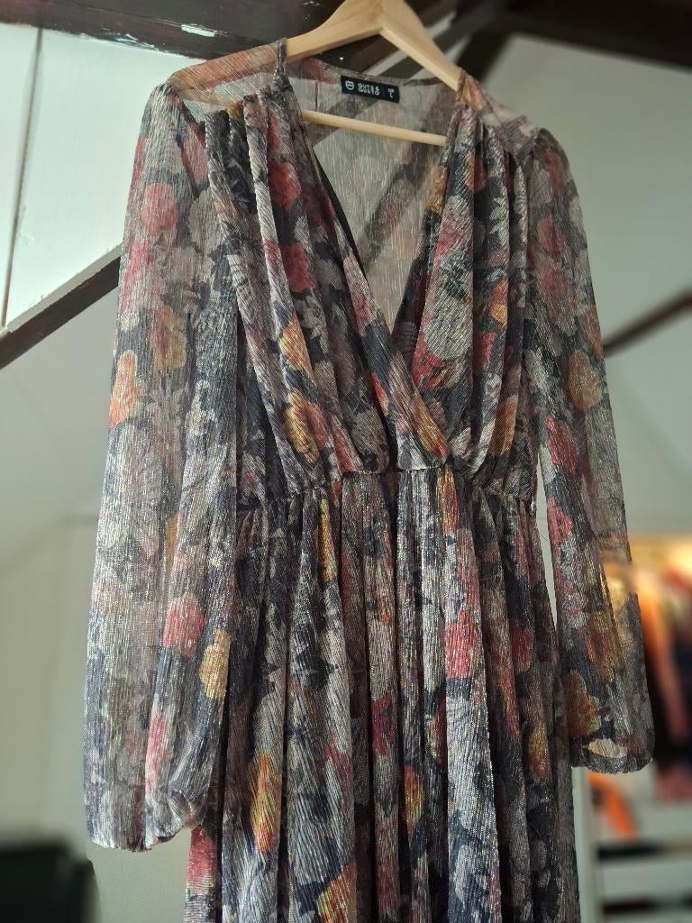 Chiffon jurk, Overige kleuren, Maat 42/44 (L), Ophalen of Verzenden, Zo goed als nieuw