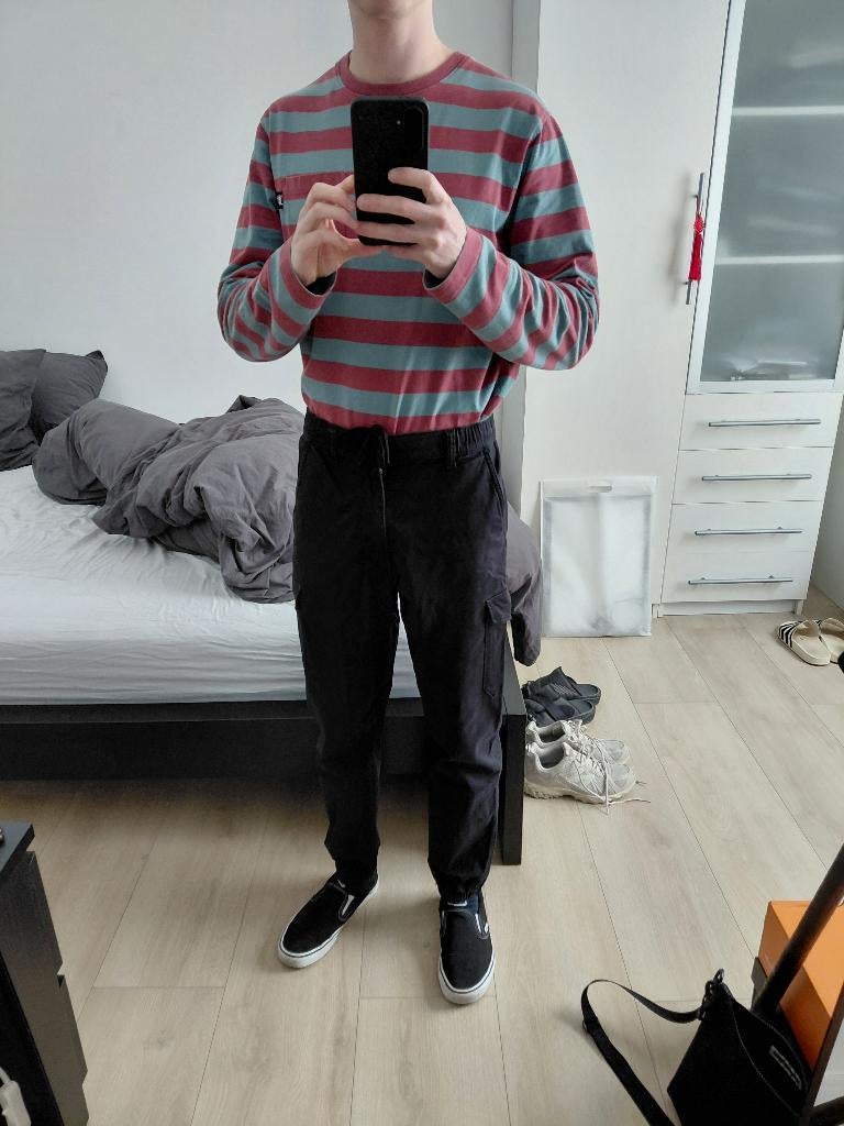 Uniqlo cargo pants, Uniqlo, Zwart, Ophalen of Verzenden, Gedragen