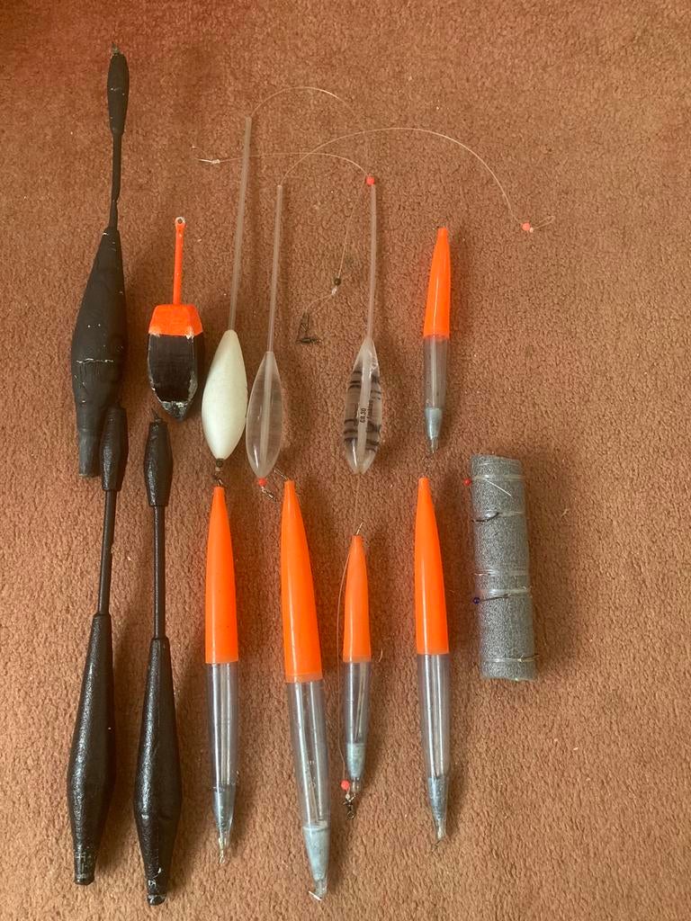 Diverse visdobbers, Ophalen, Gebruikt, Dobber of Lood