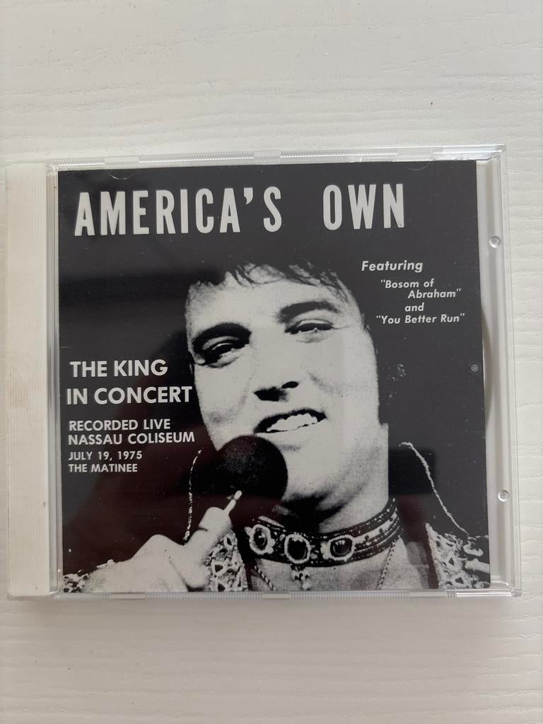 Elvis  - bootleg America's Own - The King in Concert CD, Ophalen of Verzenden, Zo goed als nieuw, Cd of Plaat