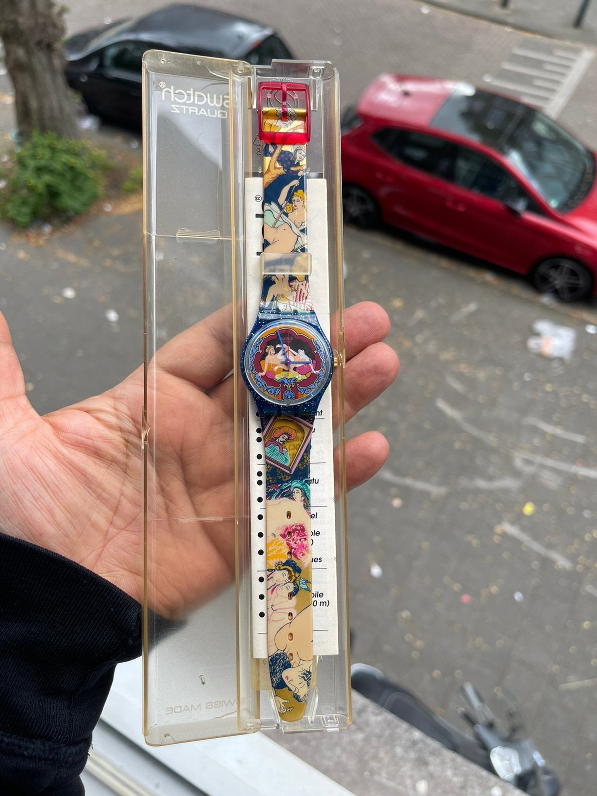 SWATCH KAMASUTRA 1993 NIEUW IN DOOS, Overige materialen, Polshorloge, Nieuw, Ophalen of Verzenden