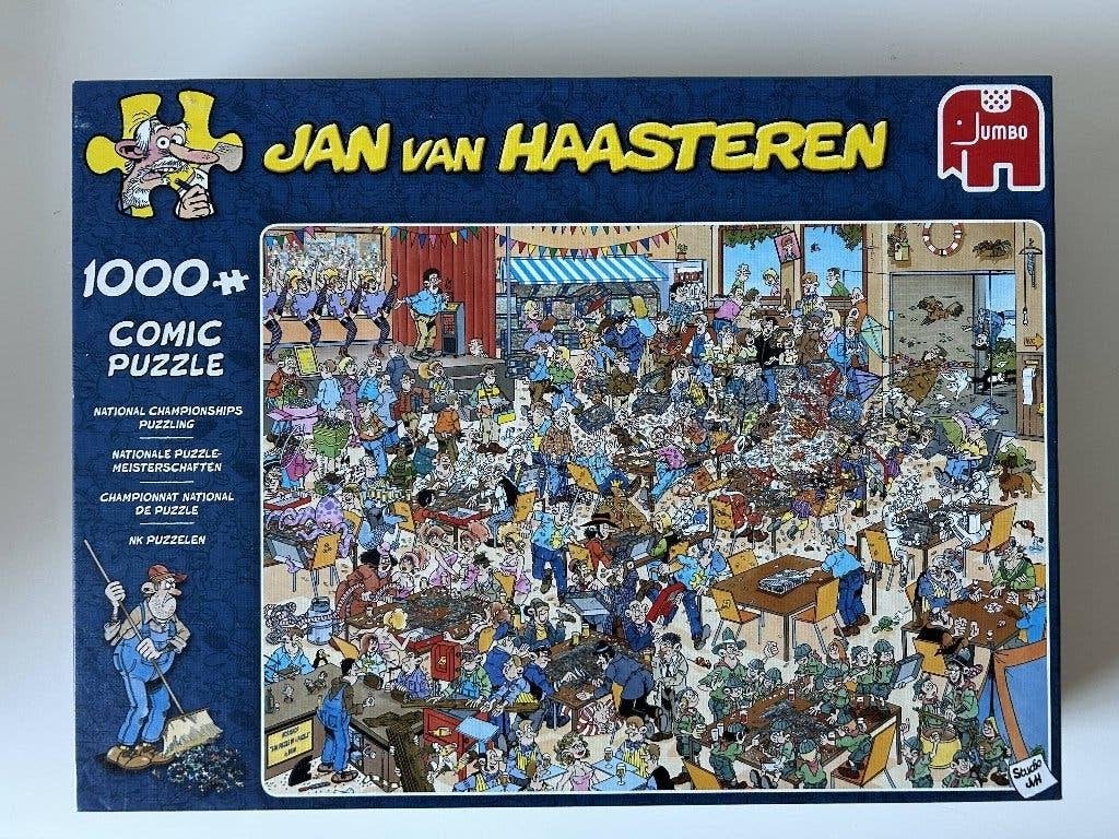Jan van Haasteren puzzels, Ophalen, 500 t/m 1500 stukjes, Zo goed als nieuw, Legpuzzel
