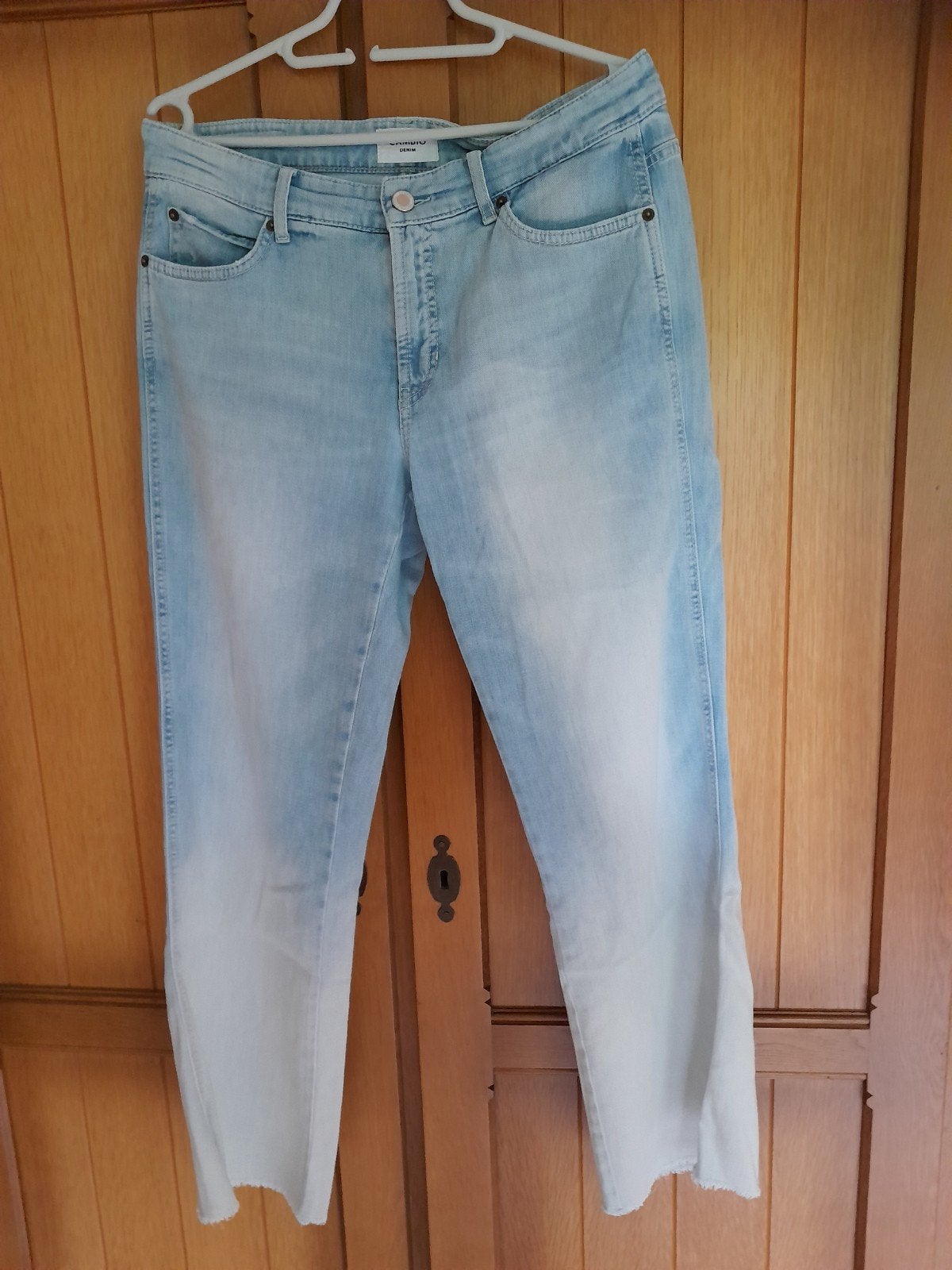 Blauwe jeans broek van Cambio maat 40 Francesca, Maat 38/40 (M), Cambio, Zo goed als nieuw, Verzenden