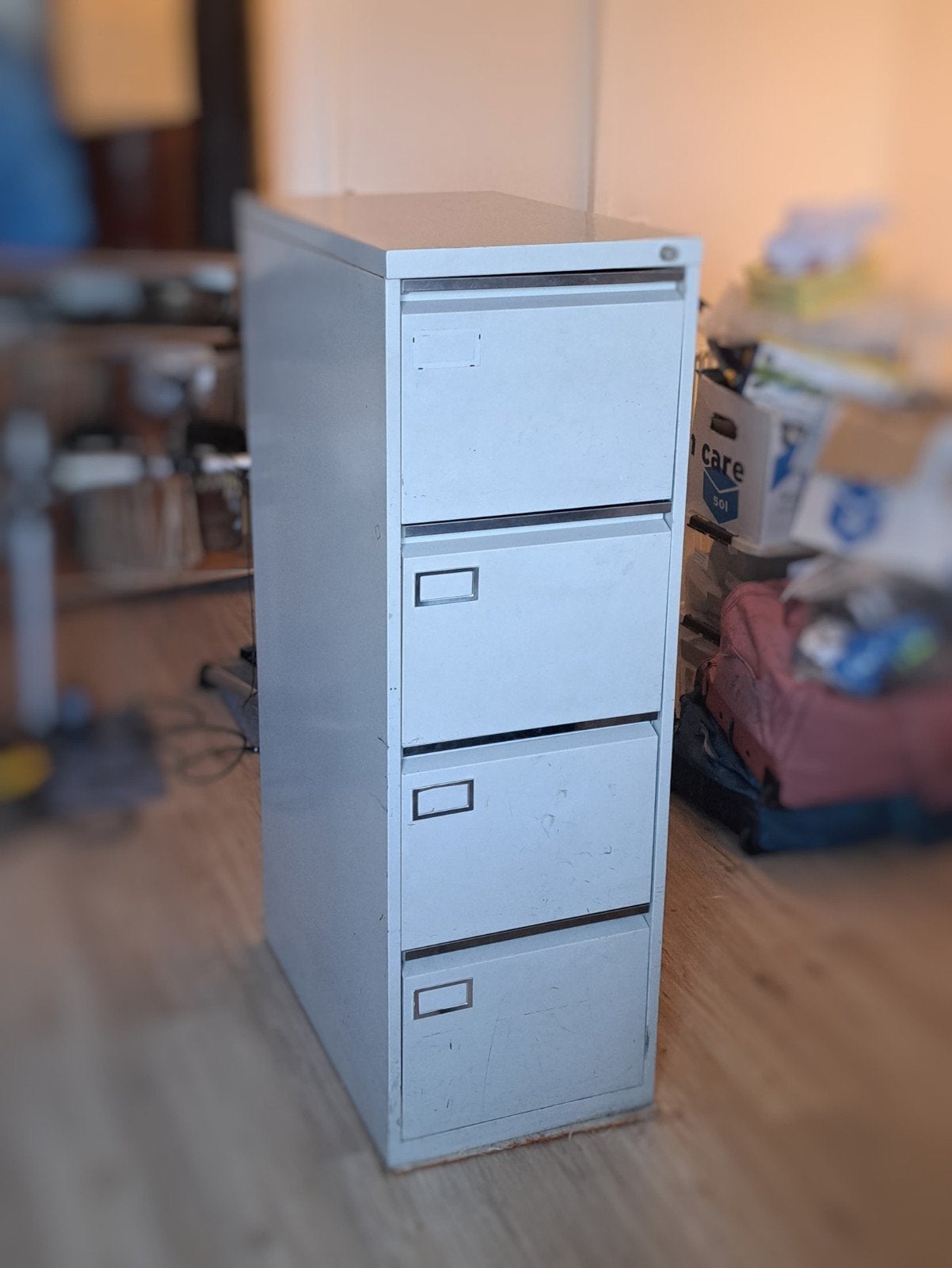 Archiefkast metaal met laden, Huis en Inrichting, Kasten | Roldeurkasten en Archiefkasten, Ophalen, Minder dan 50 cm, Gebruikt