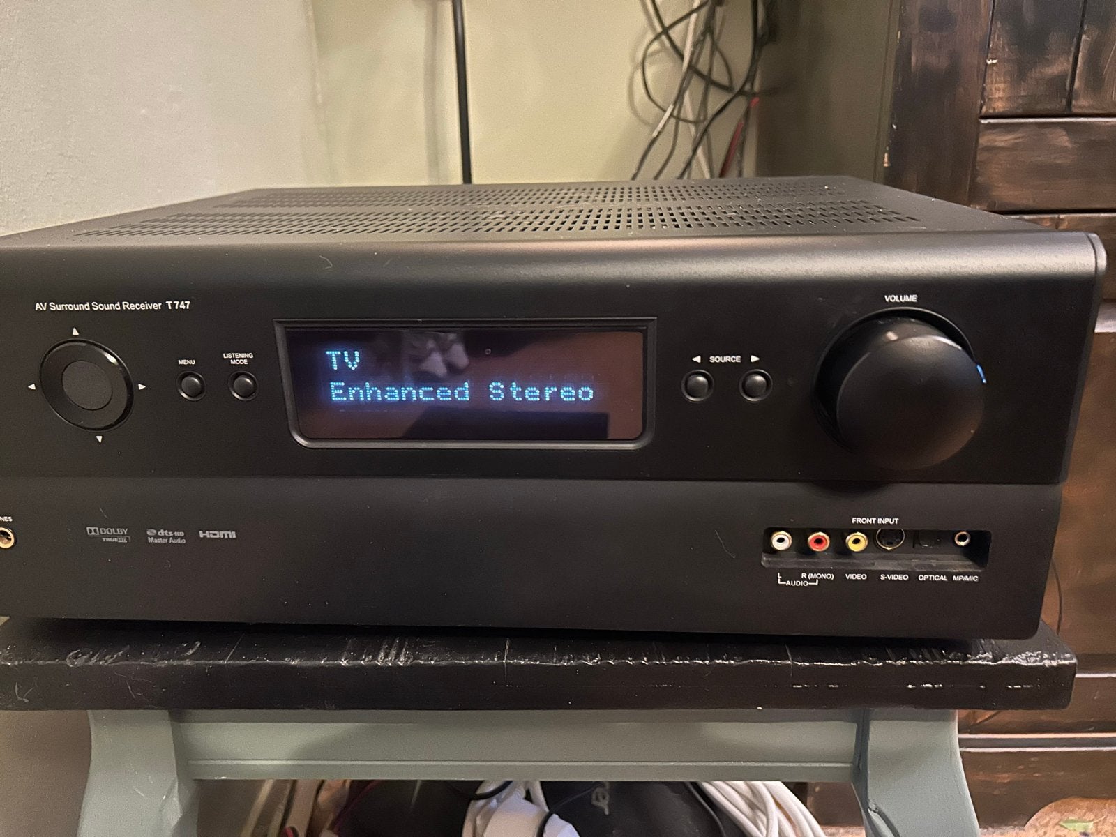 NAD T 747 AV Surround Sound Receiver, Zo goed als nieuw, 120 watt of meer, Ophalen, Overige merken