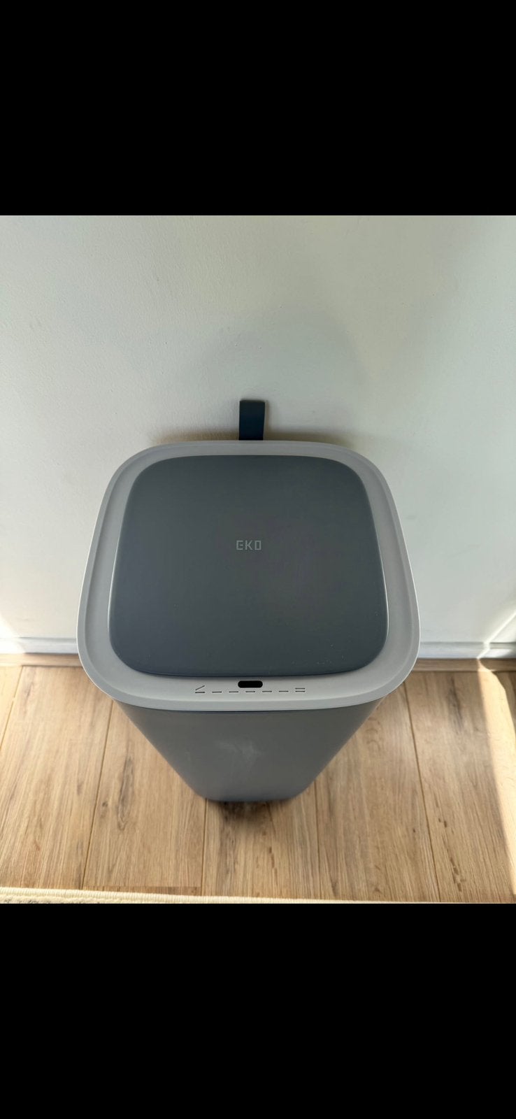 EKO Prullenbak - grijs - 30 liter - smart sensor, 40 liter of meer, Ophalen, Zo goed als nieuw, Kunststof