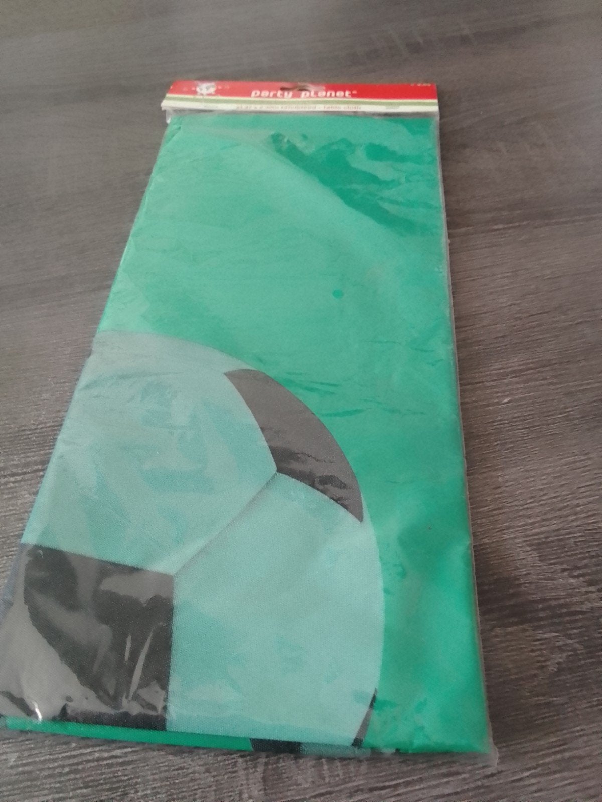 Voetbal Tafelkleed - Party Planet (1.37 x 2.30m), Ophalen, Nieuw, Rechthoek