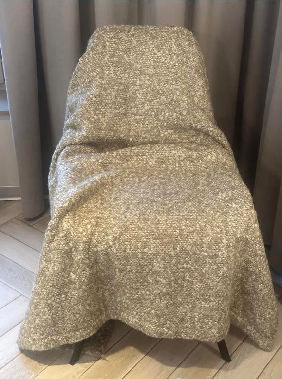 IKEA Stockholm mooie mohair wollen deken beige - nieuw, Ophalen of Verzenden, Nieuw
