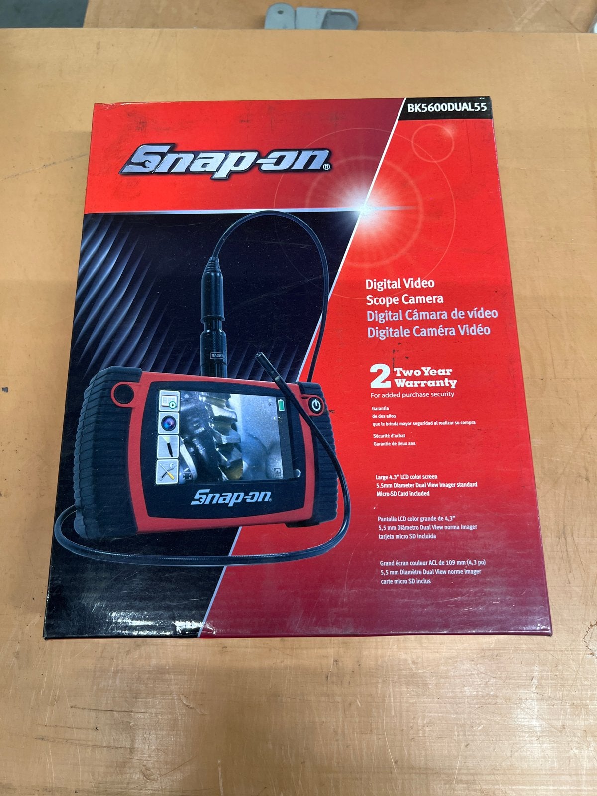 Snap-on BK5600DUAL55 Digitale Video Inspectiecamera, Ophalen of Verzenden, Zo goed als nieuw
