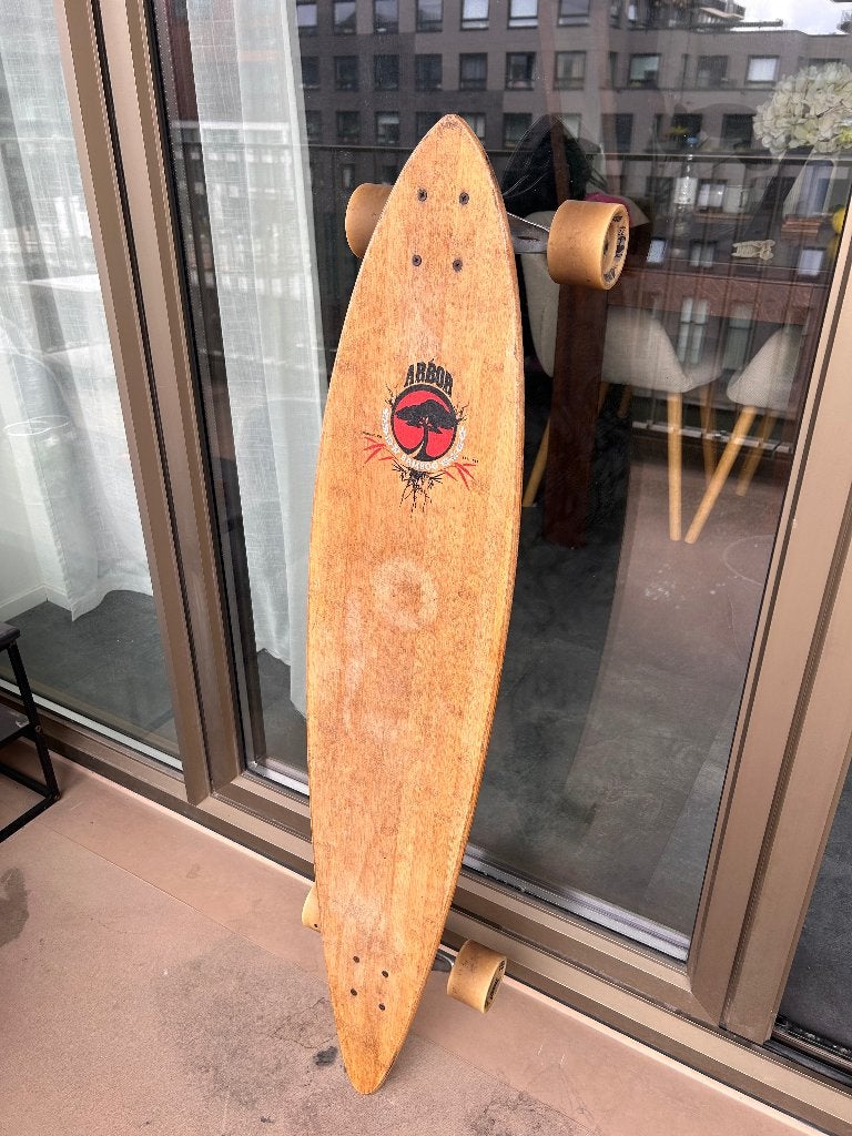 Arbor Bamboo Pintail Longboard – Nanami Cowdroy – Complete, Ophalen of Verzenden, Gebruikt, Skateboard, Longboard