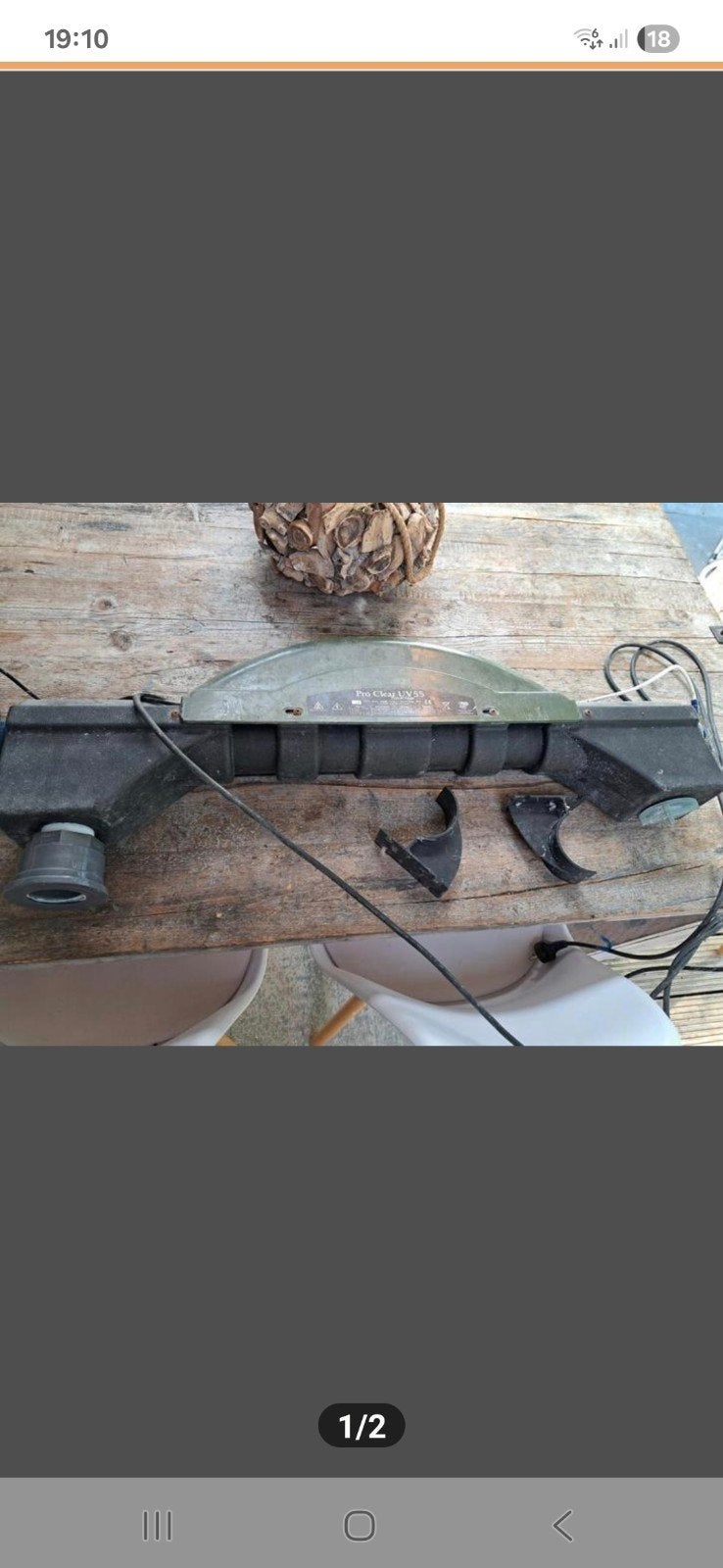 Pro Clear UV55 Advantage Algenlamp Vijverfilter, Tuin en Terras, Vijvers, Ophalen, Gebruikt