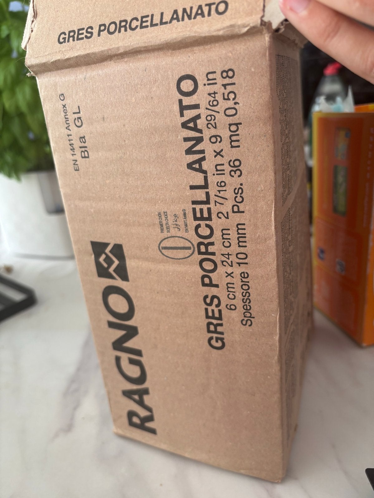 24 Ragno Gres Porcellanato tegels 6x24 cm, 0.518 m², Ophalen, Nieuw, Minder dan 20 cm, 20 tot 40 cm
