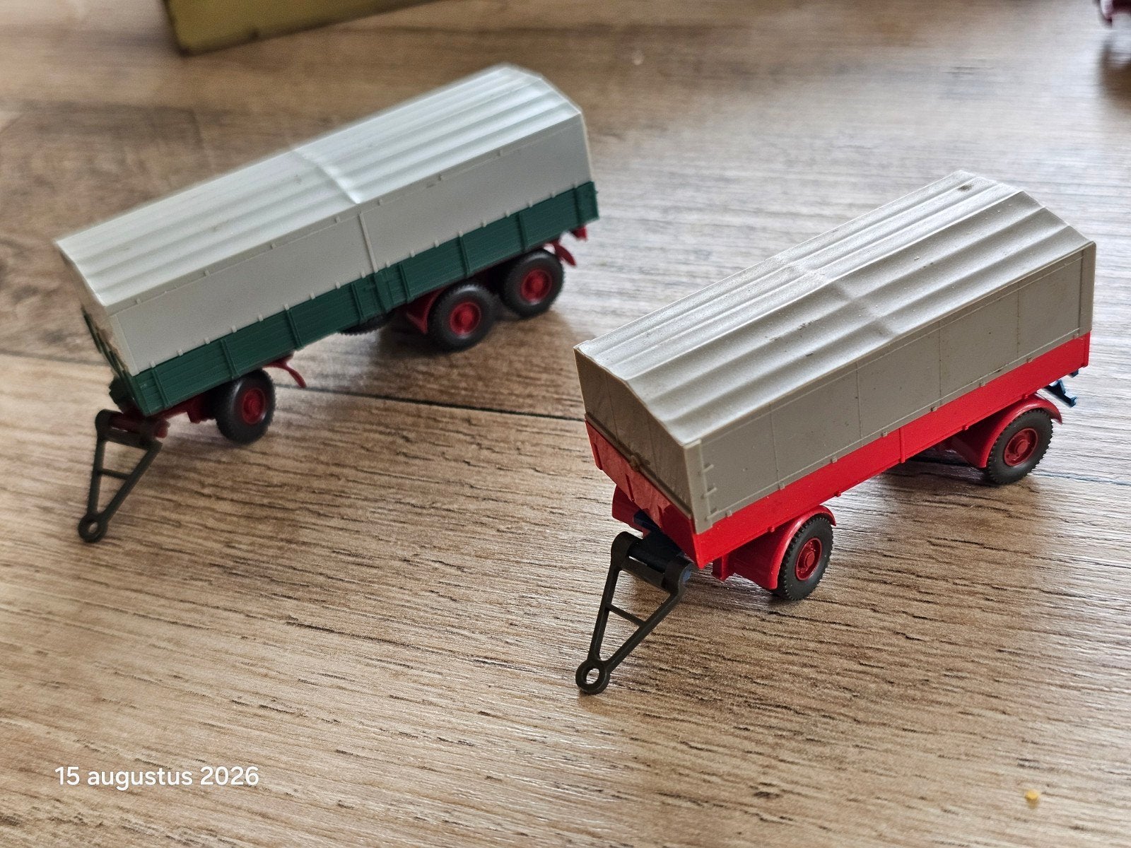Wiking HO Modelspoor vrachtwagen Trailers - Set van 2, Ophalen of Verzenden, Zo goed als nieuw, Gelijkstroom of Wisselstroom, Overige merken