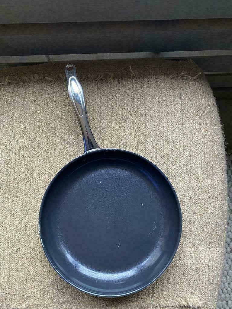 Greenpan Brussels Black Koekenpan Ø 28 cm nieuw, Ophalen of Verzenden, Nieuw, Aluminium