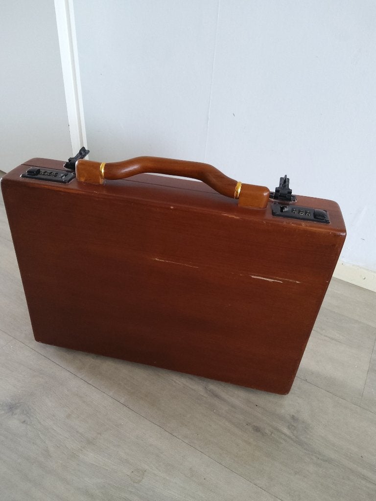 koffer - hout, Ophalen, Overige materialen, Gebruikt, Minder dan 50 cm