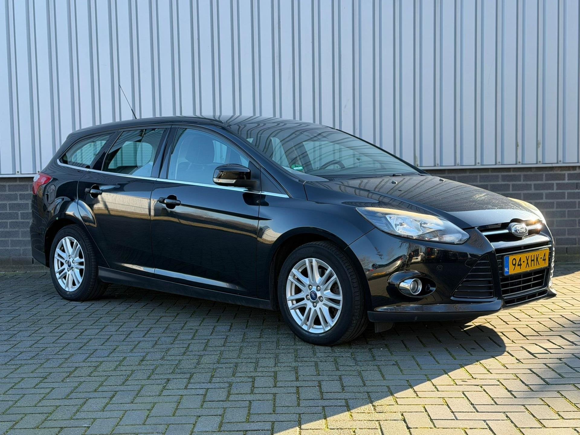 Ford Focus Wagon 1.6 EcoBoost Lease Titanium |Airco|Navi|Cru, Auto's, Gebruikt, Zwart, 4 cilinders, 150 pk
