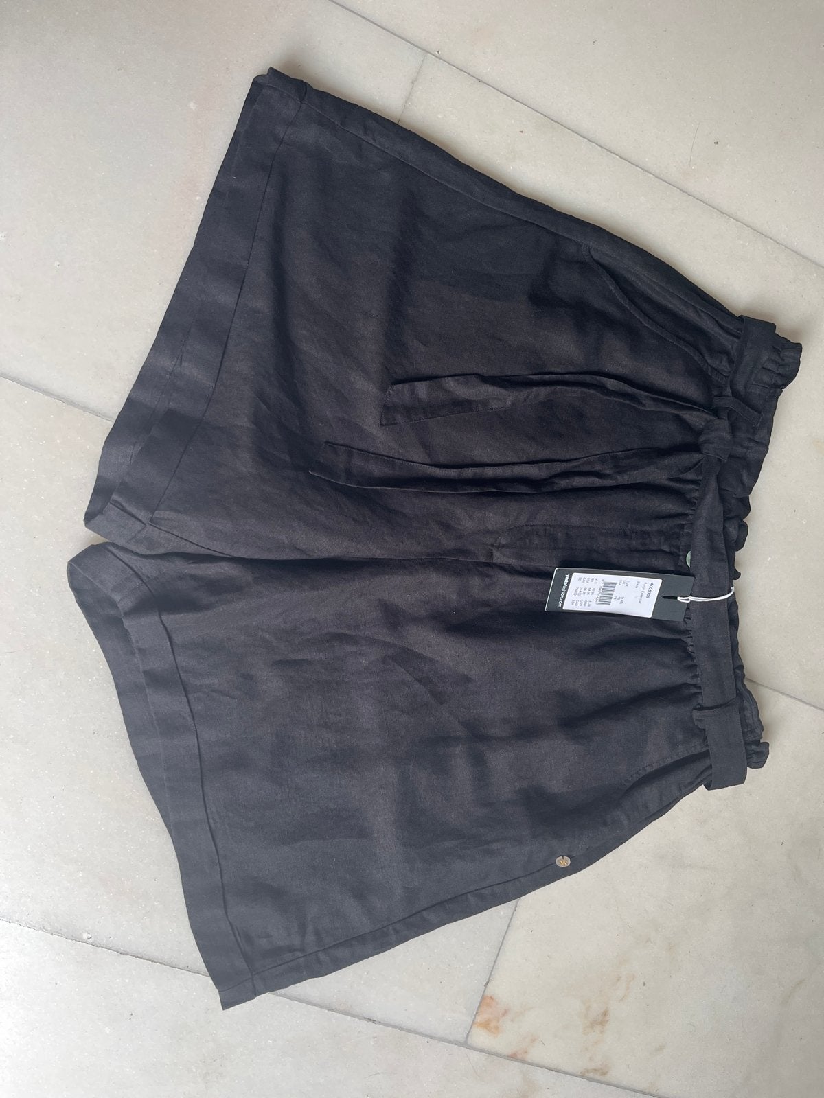 Yesta Zwarte korte broek, 46, Kort, Zwart, Maat 46/48 (XL) of groter, Nieuw