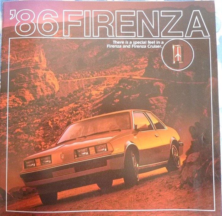 Oldsmobile Firenza, brochure 8/1985, Verzenden, Gelezen, Overige merken