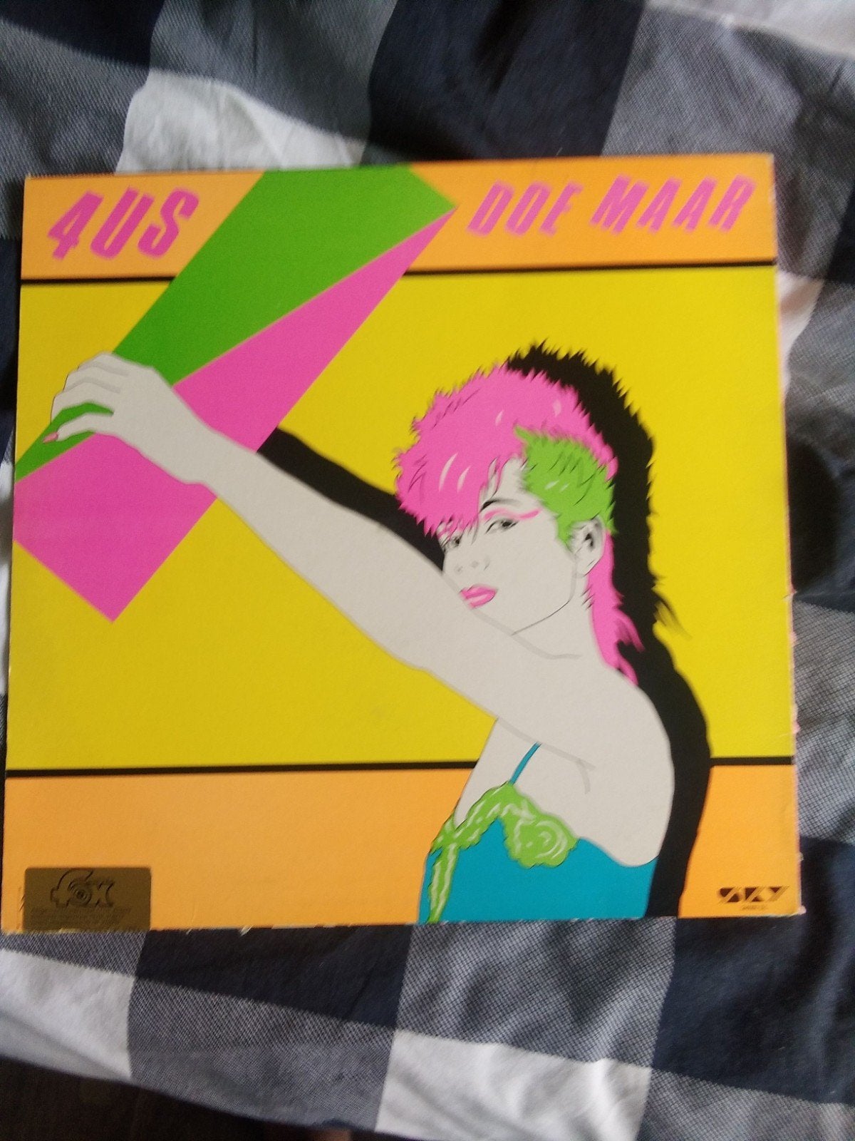 DOE MAAR Elpee 4US Virus, EP, Ophalen of Verzenden, Zo goed als nieuw, 12 inch