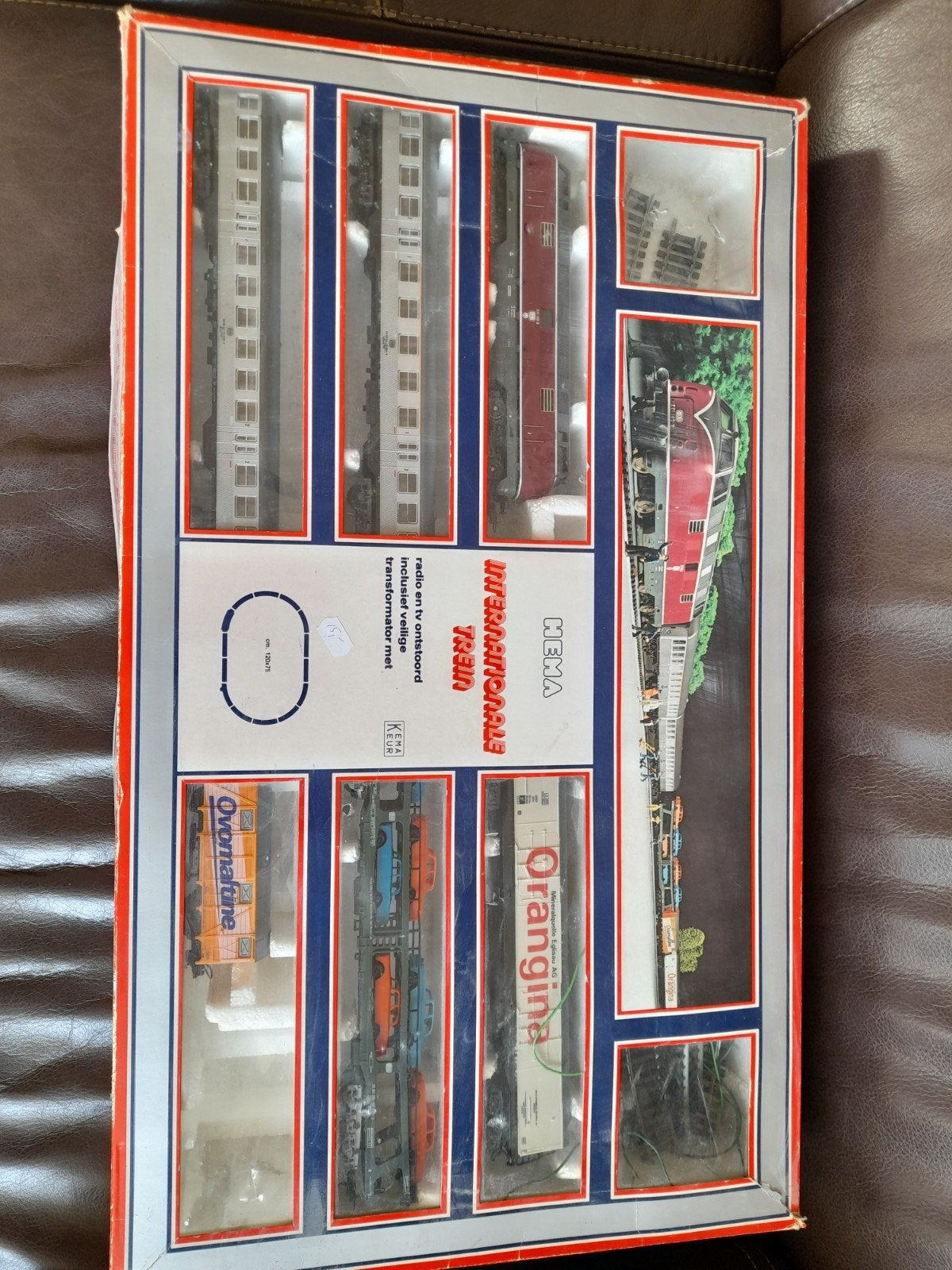 Uitgebreide Treinset met Locomotieven, Wagons en Rails, Ophalen, Wisselstroom, Jouef, Analoog