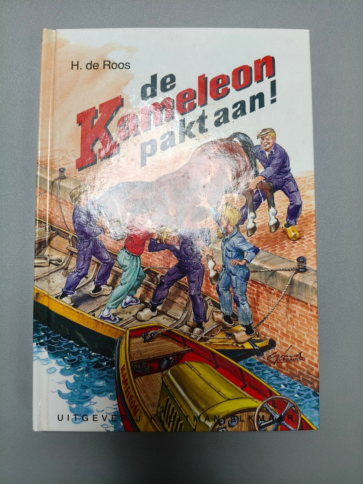 De Kameleon pakt aan! - H. de Roos, Ophalen of Verzenden, Gelezen, H. de Roos, Fictie algemeen
