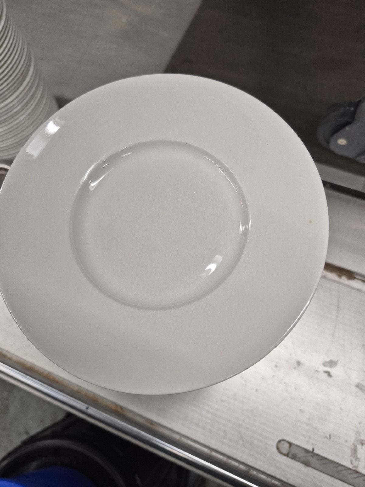 Witte bordjes van Nobel Fine Bone China, Ophalen of Verzenden, Porselein, Overige stijlen, Bord(en)