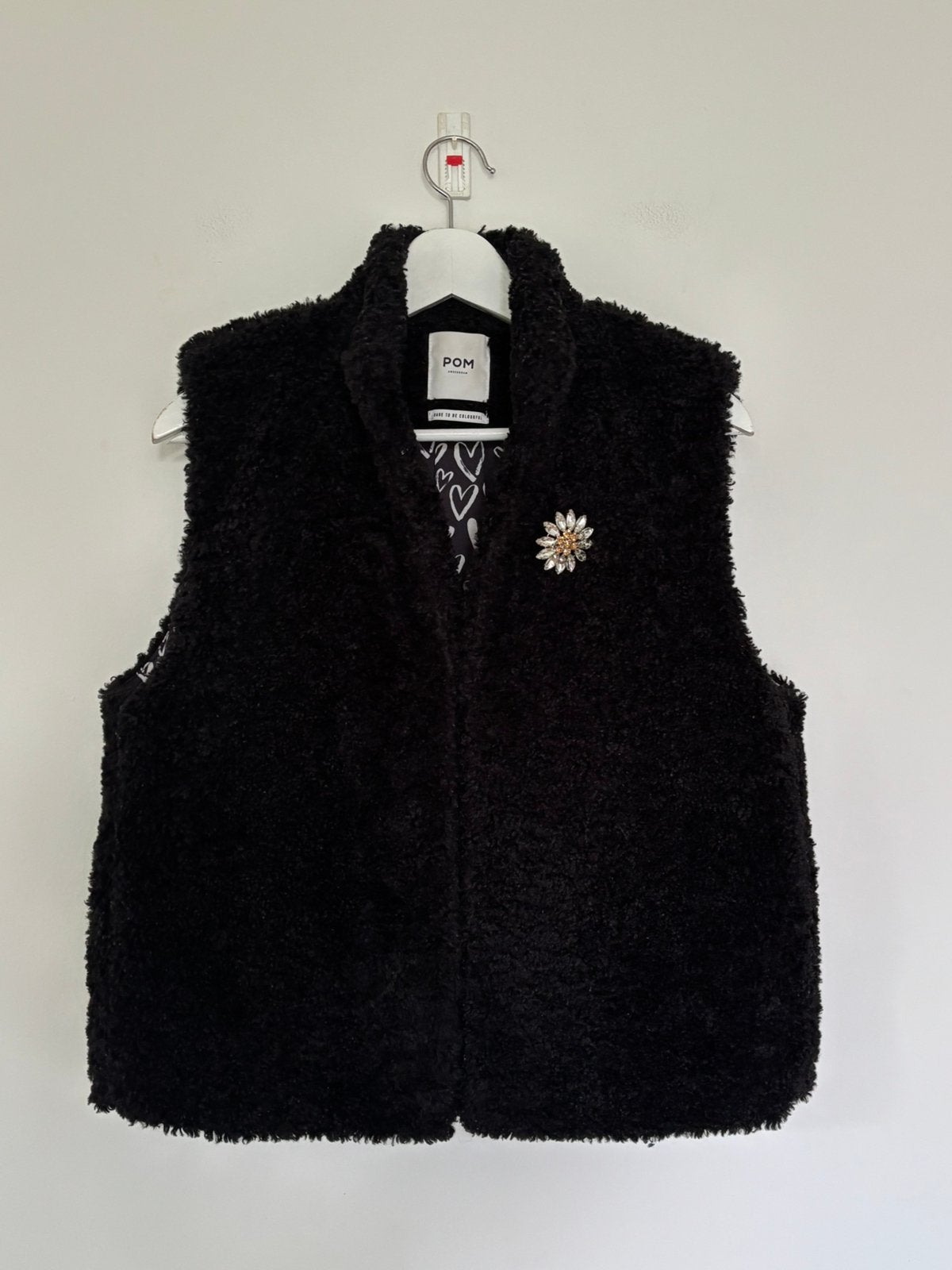 Pom Amsterdam gilet gilet 40/L, Ophalen of Verzenden, Gedragen, Maat 38/40 (M), Zwart