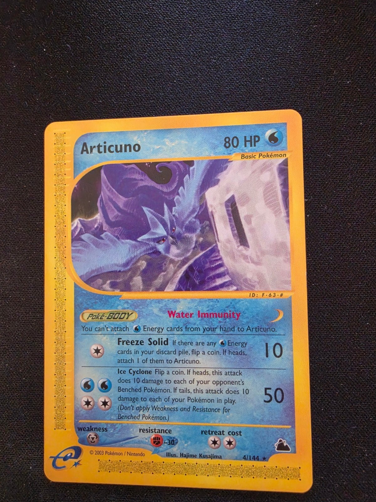 Articuno Skyridge 4/144 Rare, Hobby en Vrije tijd, Verzamelkaartspellen | Pokémon, Ophalen of Verzenden, Losse kaart