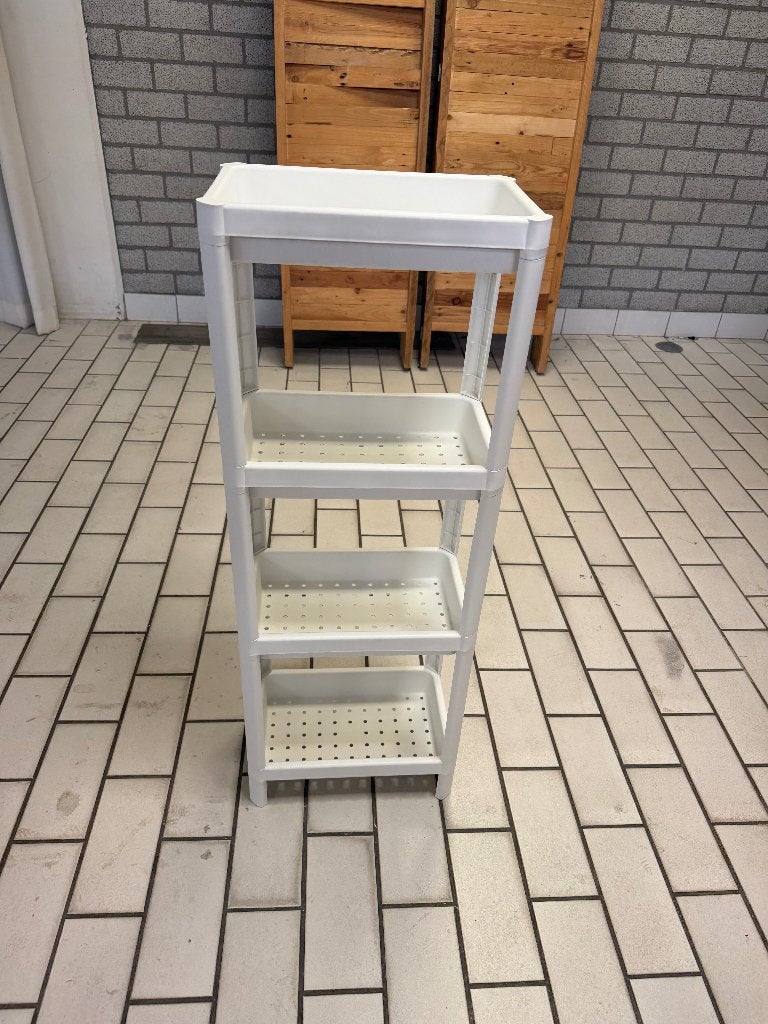 IKEA VESKEN open kast wit – 37x23x101 cm, Ophalen, Gebruikt