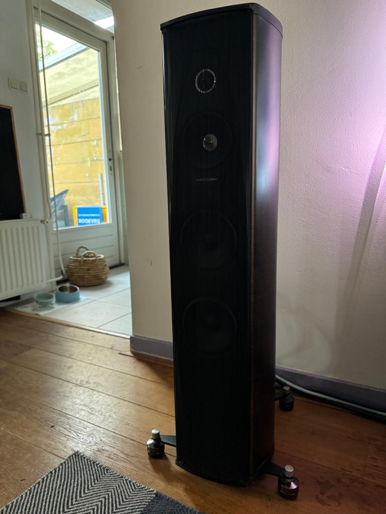 Sonus Faber Olympica lll Luidsprekers Graphite, Zo goed als nieuw, 120 watt of meer, Front, Rear of Stereo speakers, Ophalen