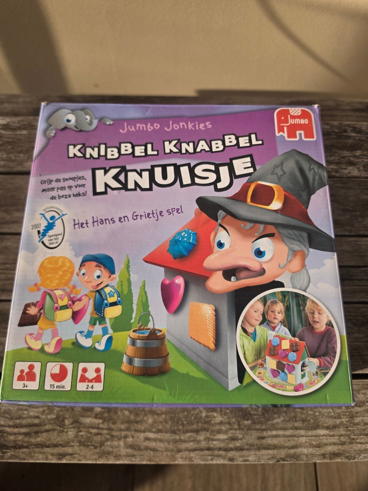 Jumbo Knibbel Knabbel Knuisje Hans en Grietje spel, Hobby en Vrije tijd, Gezelschapsspellen | Bordspellen, Een of twee spelers