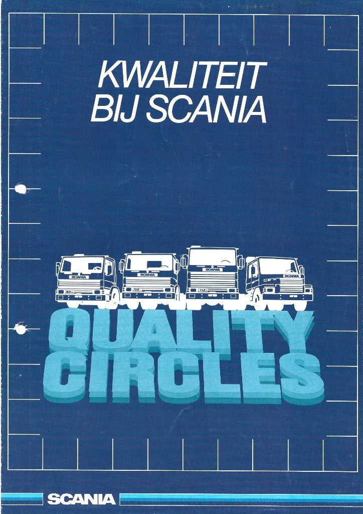 Scania vrachtwagen kwaliteit folder (sc095) camion, Verzenden, Zo goed als nieuw, Vrachtwagen