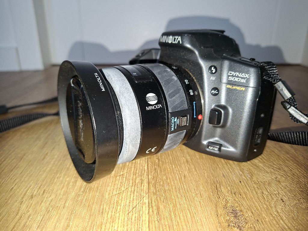 Minolta analoge camera Dynax 500si, Ophalen of Verzenden, Gebruikt, Spiegelreflex, Minolta