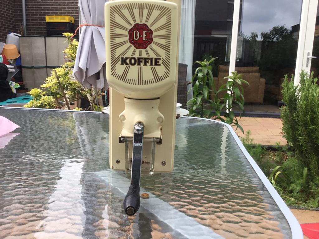 Vintage Douwe Egberts Koffiemolen - Wandmodel, Ophalen