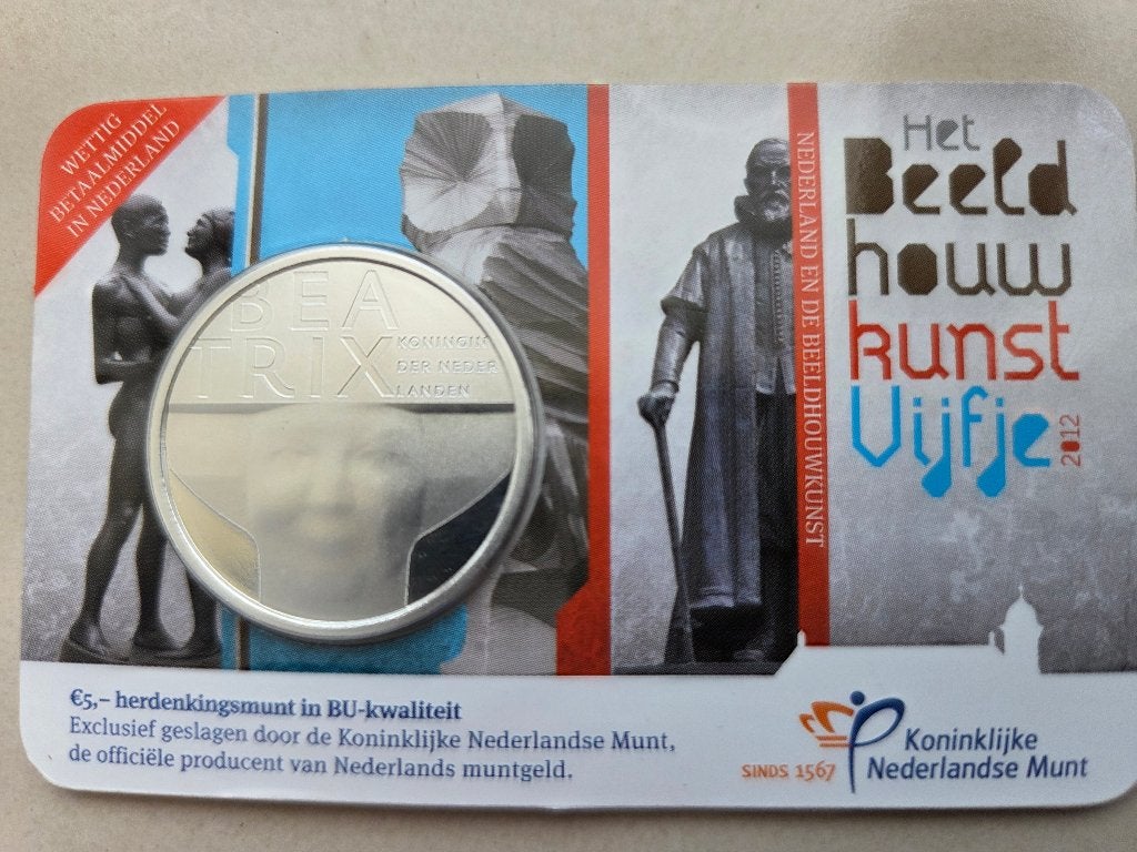 Vijfje 2012., Ophalen of Verzenden, Koningin Beatrix, Euro's