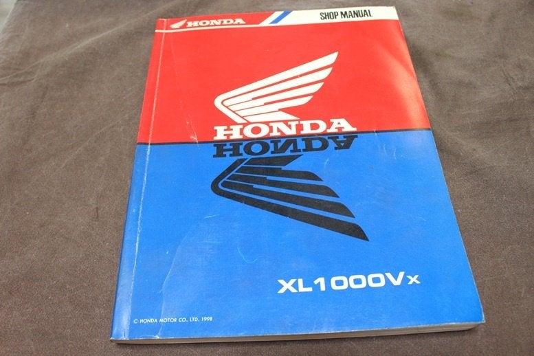 Honda XL1000 Vx 1999 motorcycle shop manual Varadero XL 1000, Motoren, Ophalen of Verzenden, Honda