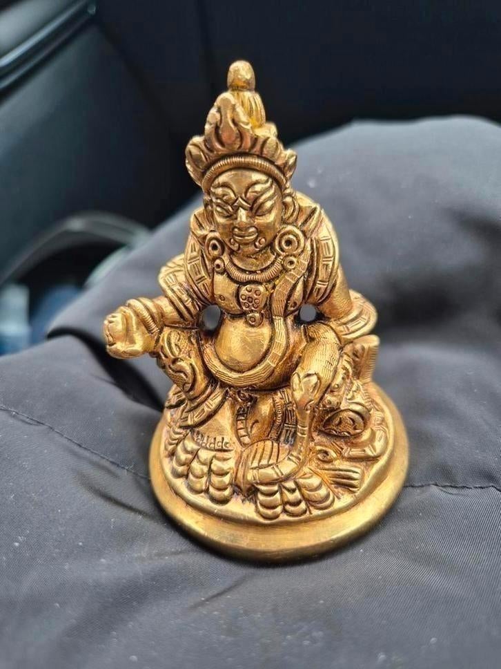 Zwaar messing beeldje van Lord Kuber, Ophalen of Verzenden, Zo goed als nieuw, Religie